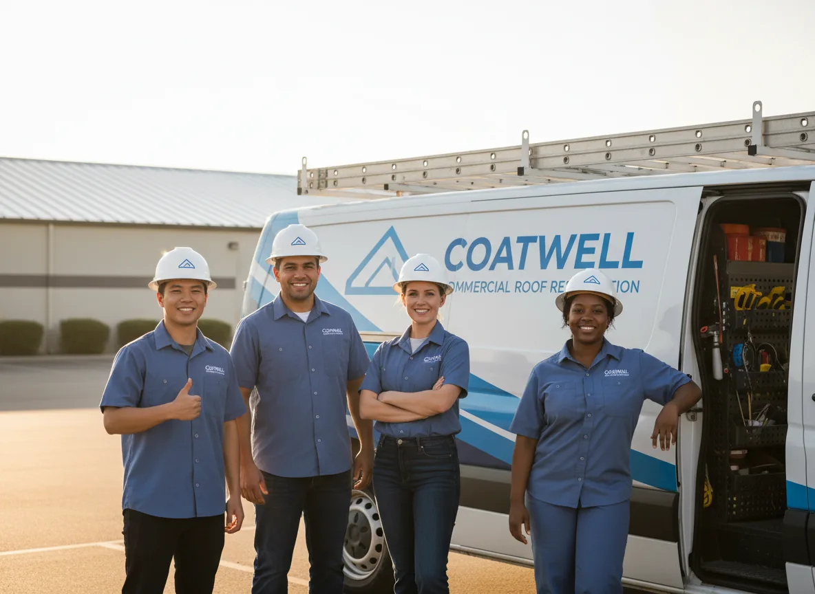 Commercial roof coating company in Markleville, IN